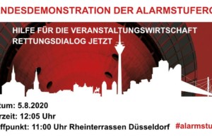 #AlarmstufeRot: Veranstaltungswirtschaft startet Mittwochsdemos